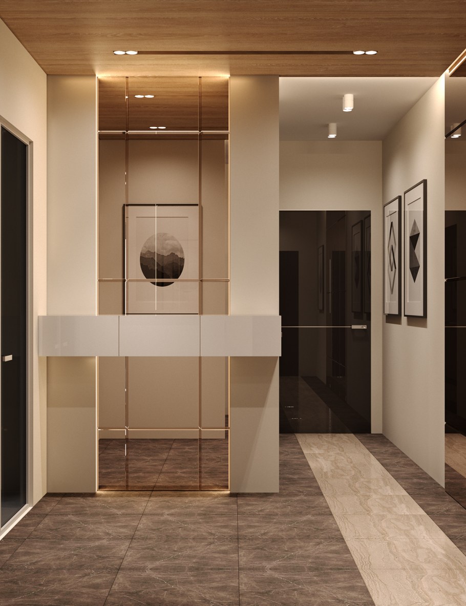 Интерьер холла в квартире