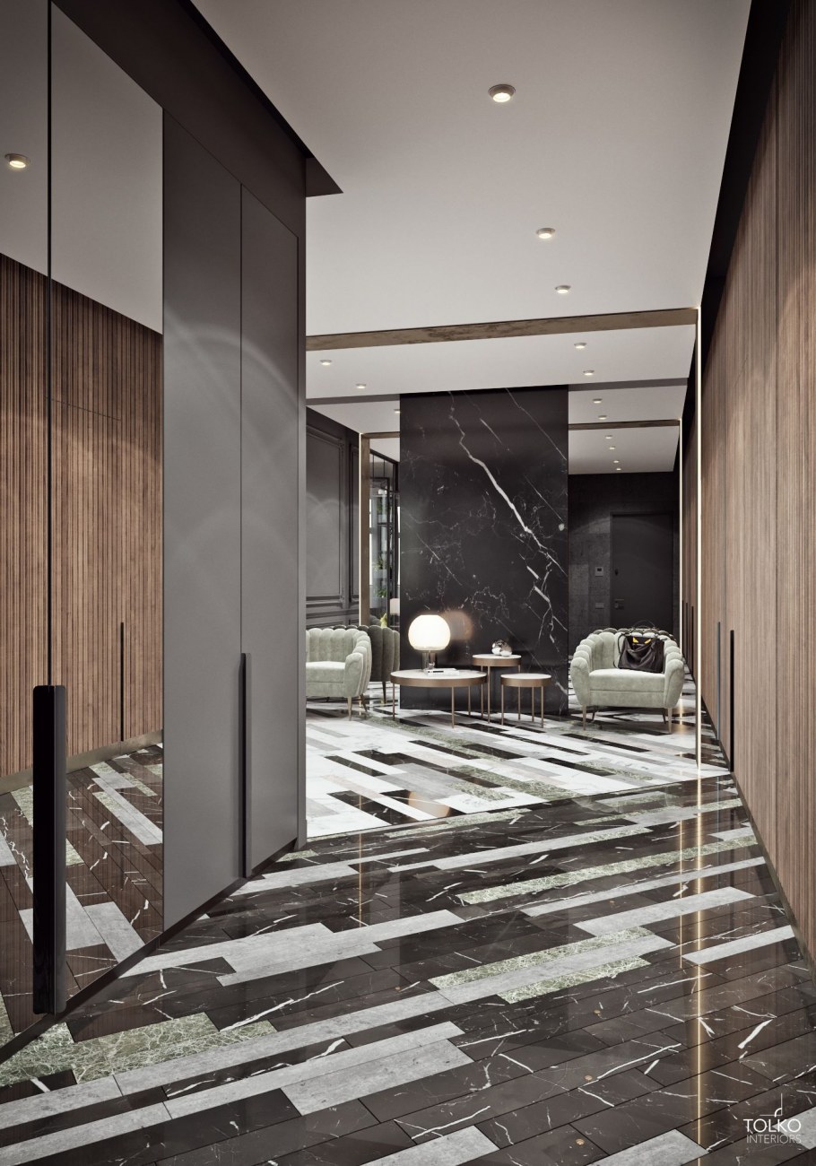 Вестибюль в современном стиле