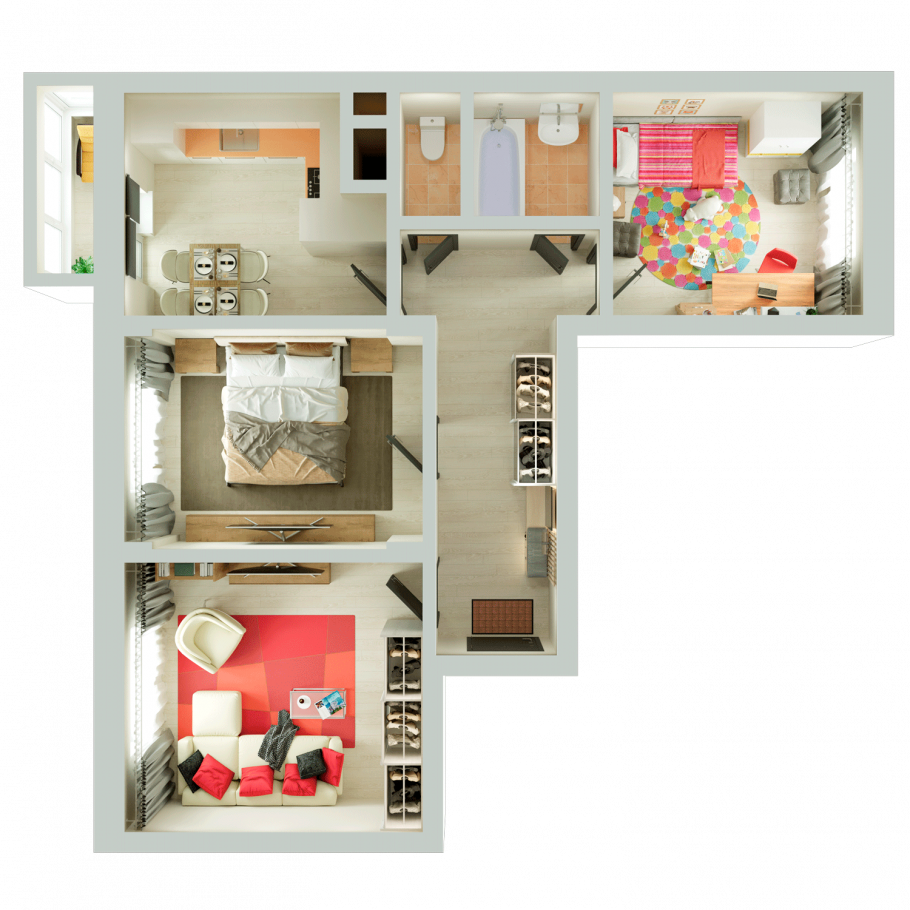 Планировка квартиры 85