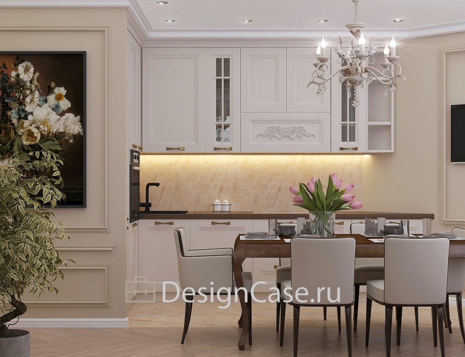 Интерьер студии лофт 30кв