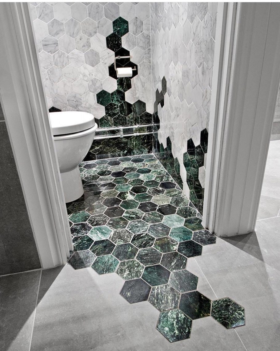 Необычная плитка для ванной
