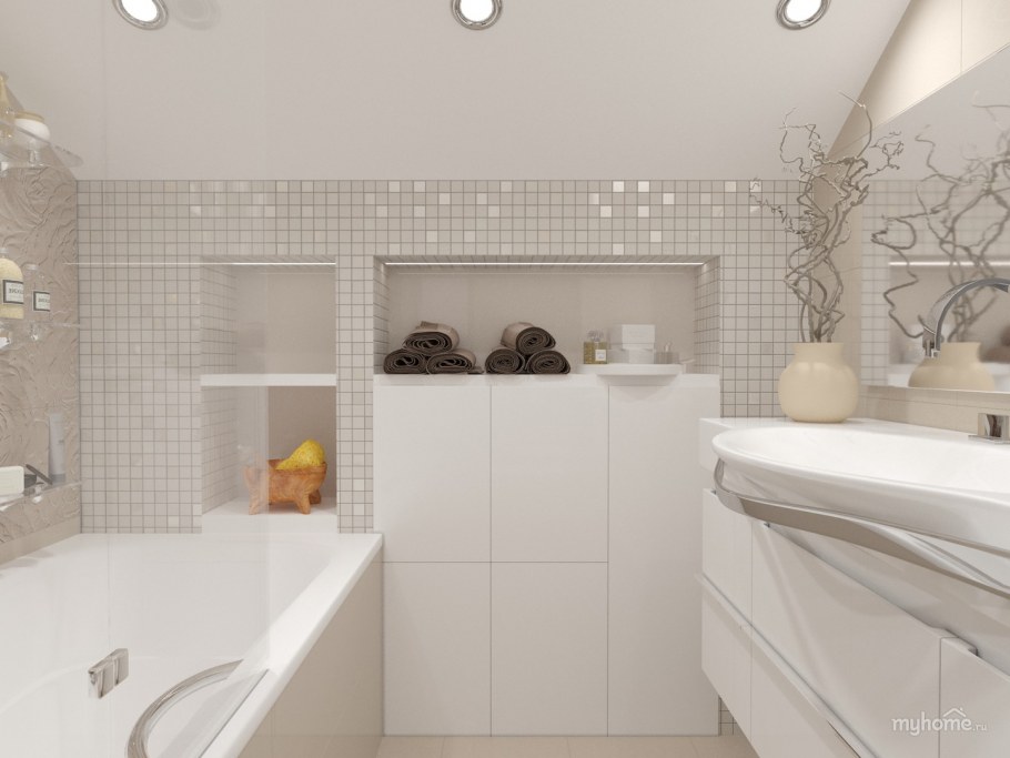 Санузел в таунхаусе