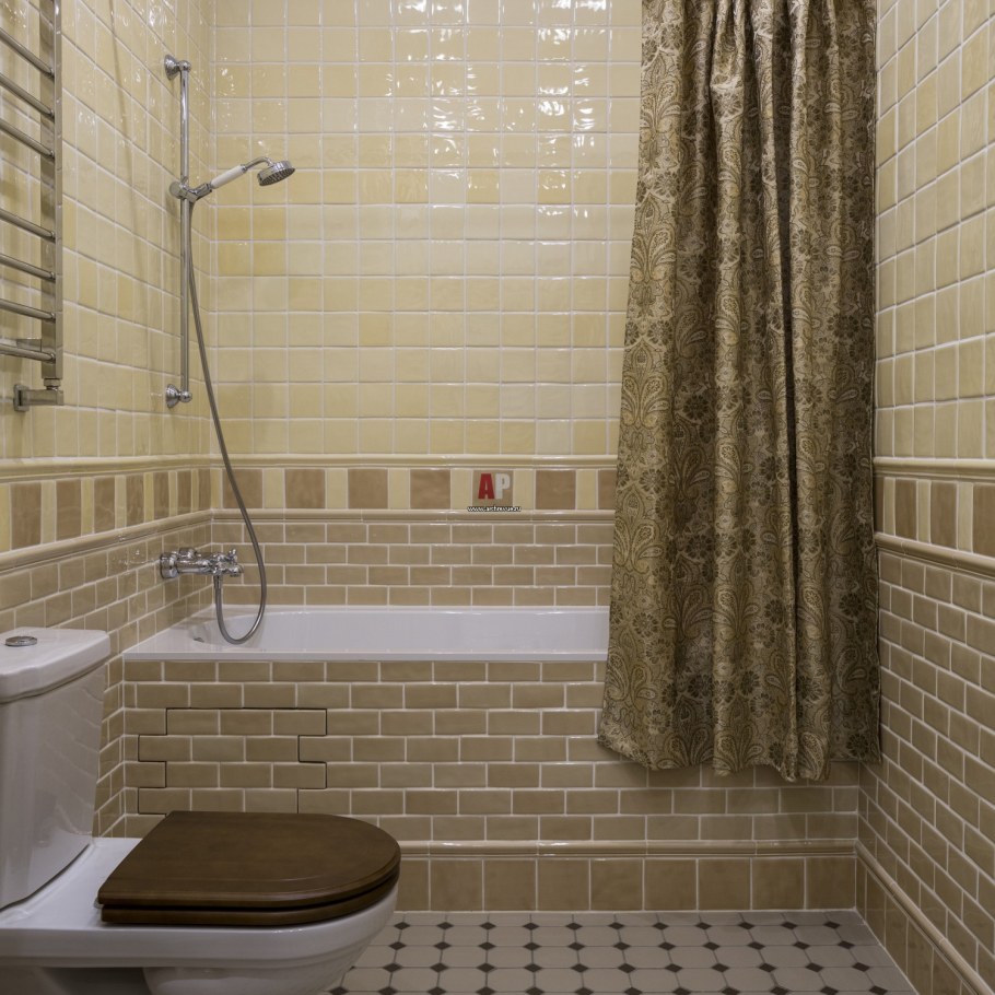 Ванная комната под ключ в коричневых тонах