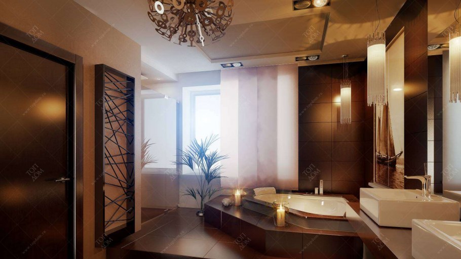 Ванная комната в таунхаусе