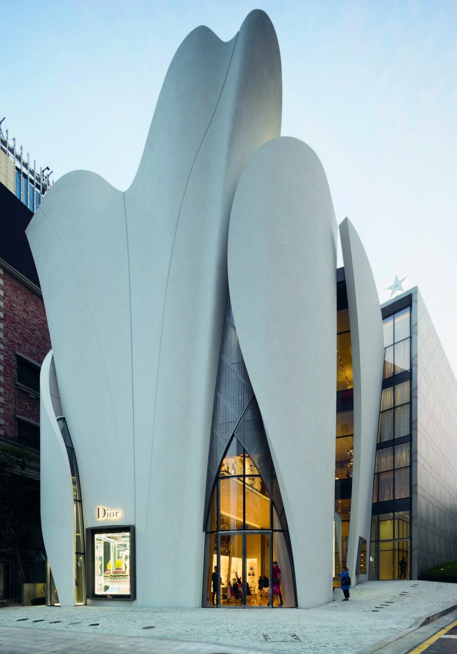 Здание диор в Сеуле Архитектор