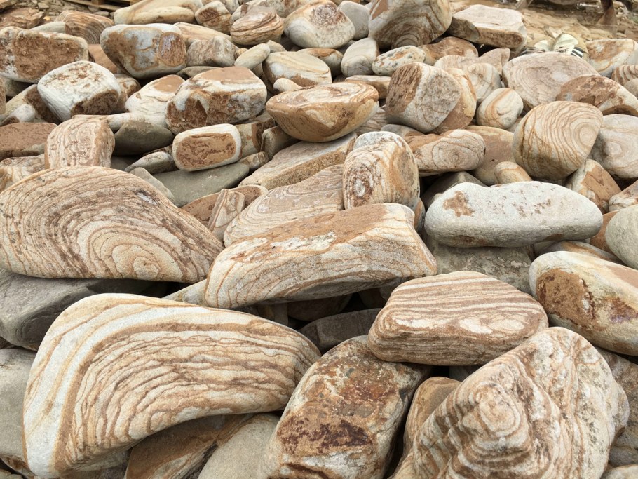 Бутовый камень галтованный