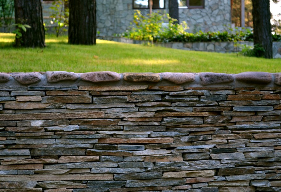 Подпорная стенка песчаник