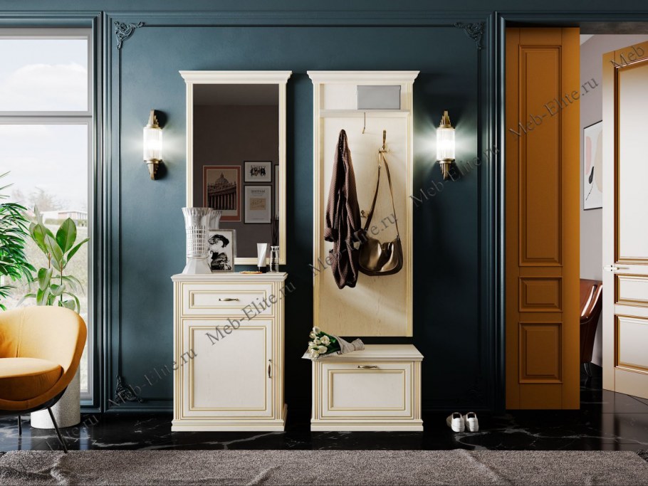 Угловой шкаф в классическом стиле