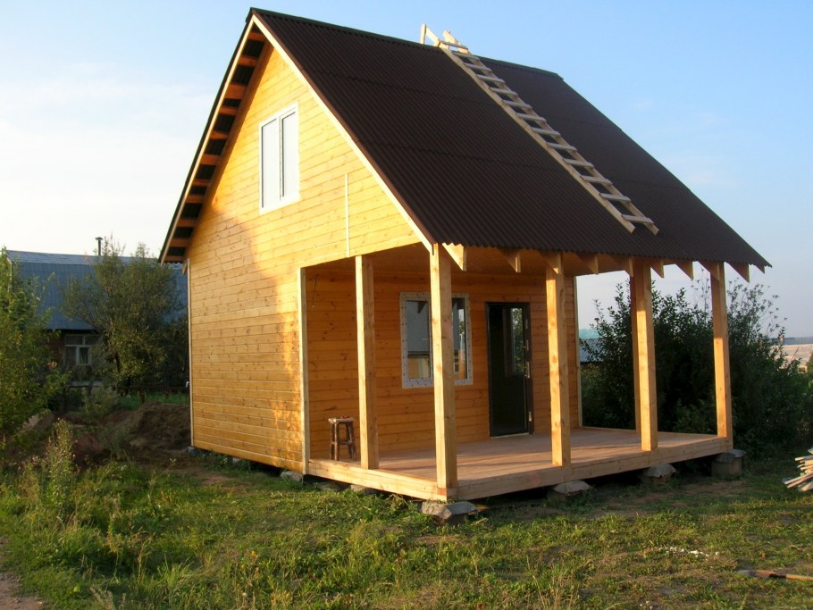 Дом-шалаш (или a-frame House )