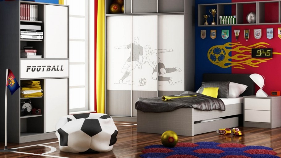 Фотообои футбол на стену для детской комнаты