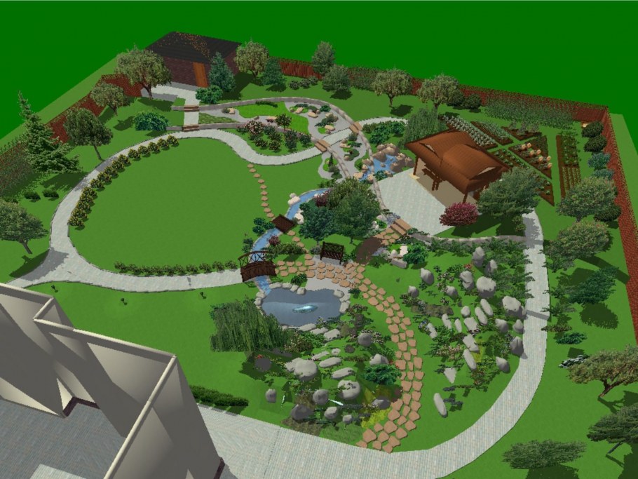 Дендроплан участка 10 соток