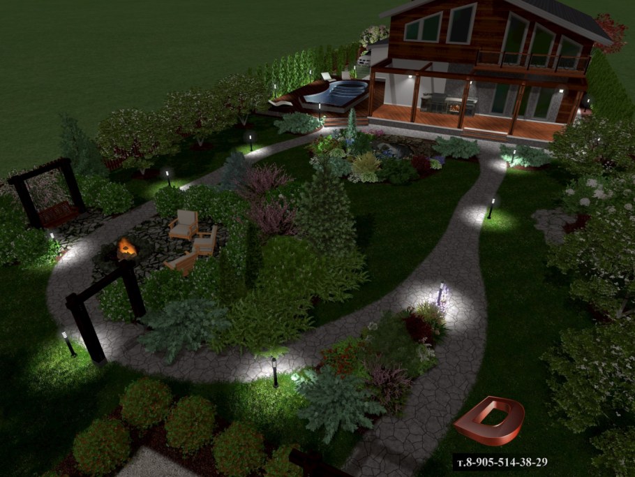 Ландшафтное проектирование участка