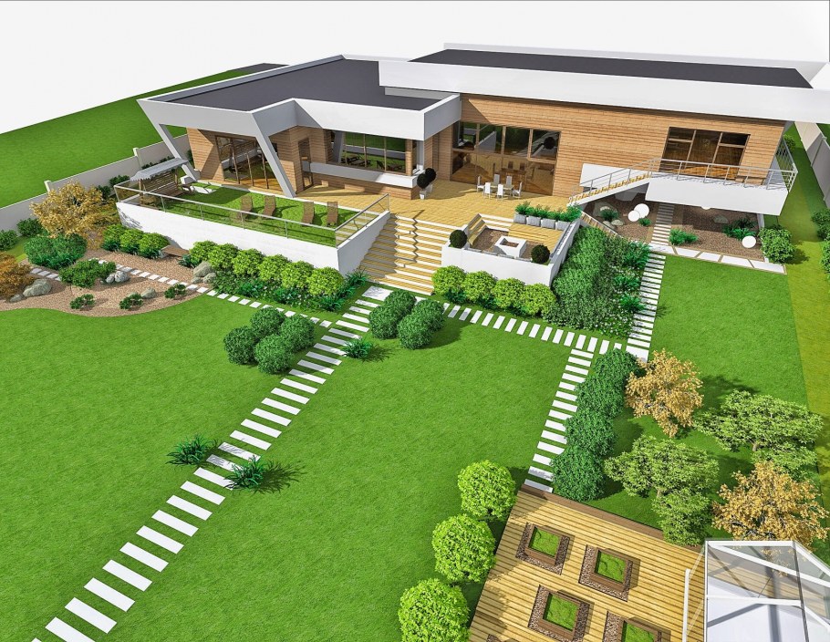 Архитектурный проект участка