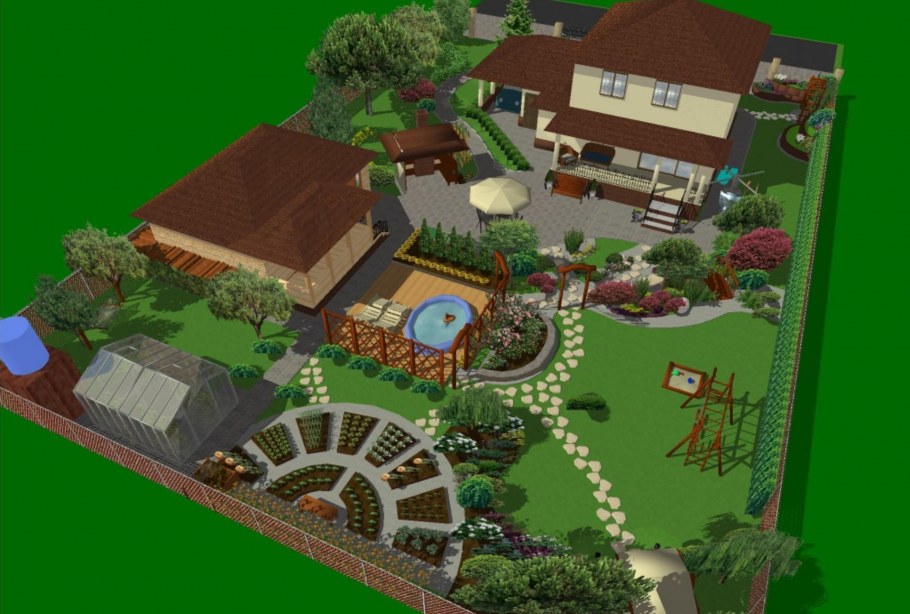 Дендроплан участка 15 соток