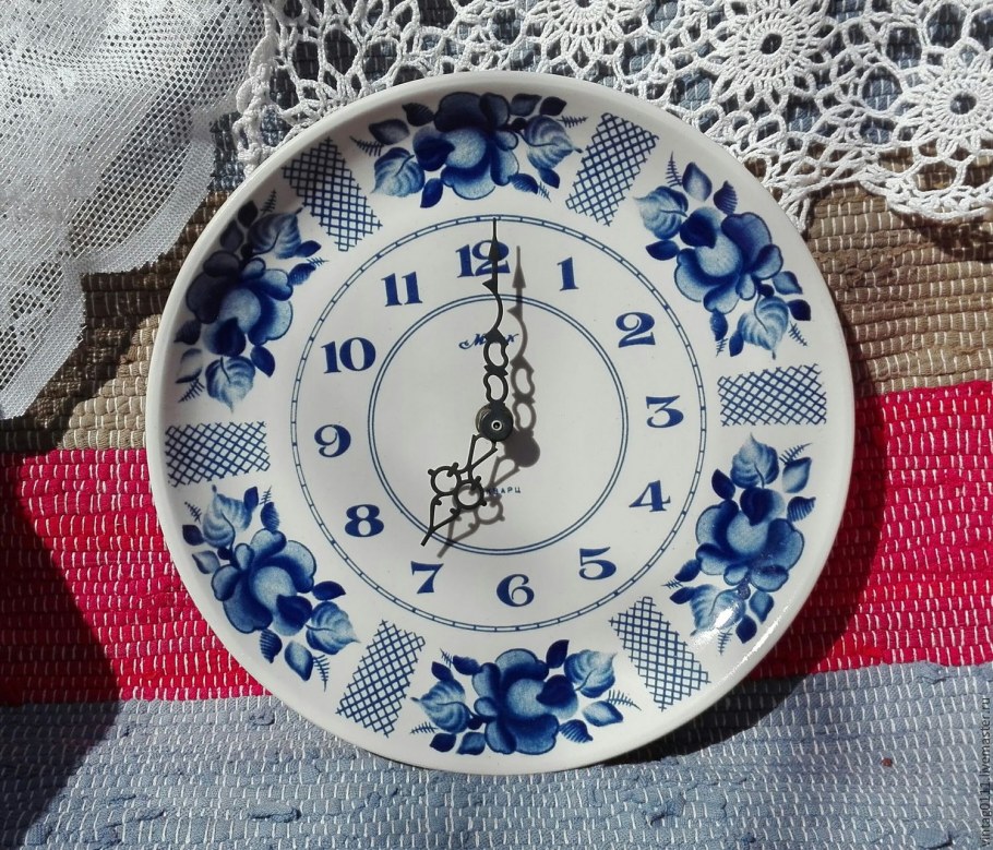 Гостиная в стиле Гжель