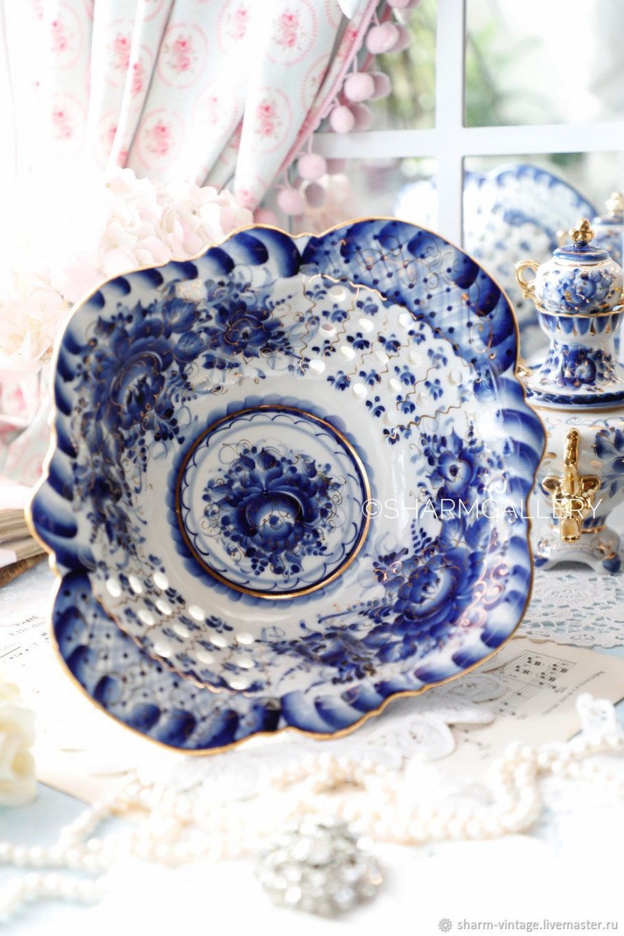 Квасник чаепитие Гжель