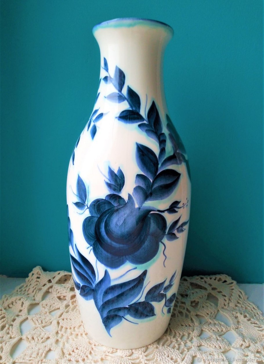 Роспись по фарфору Гжель