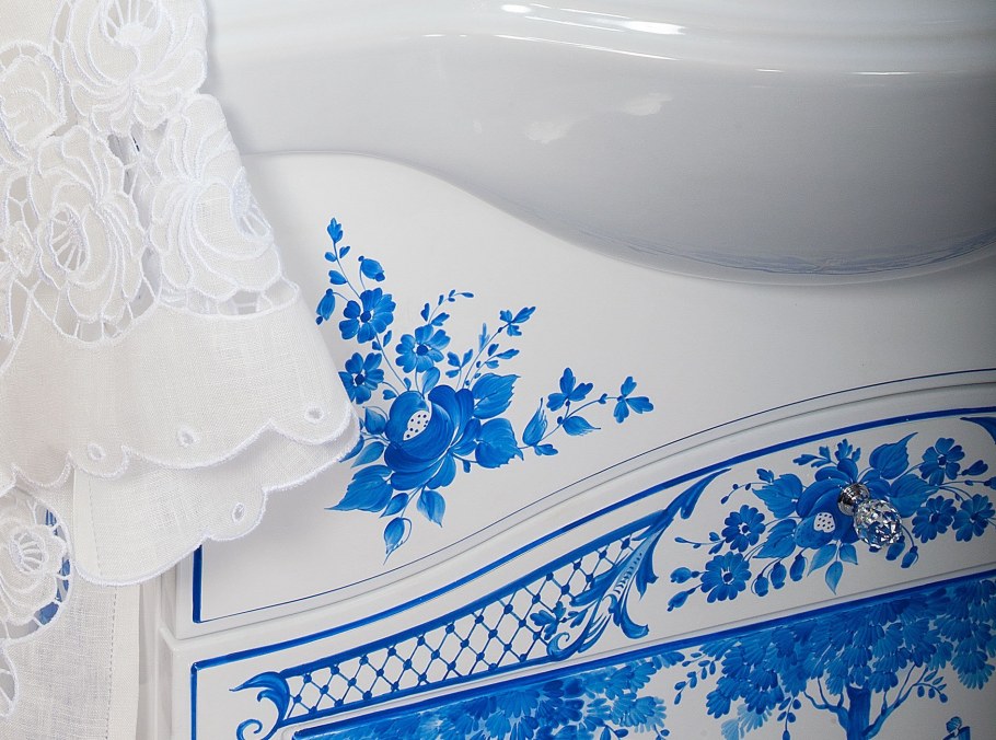 Орнаментная роспись Гжель