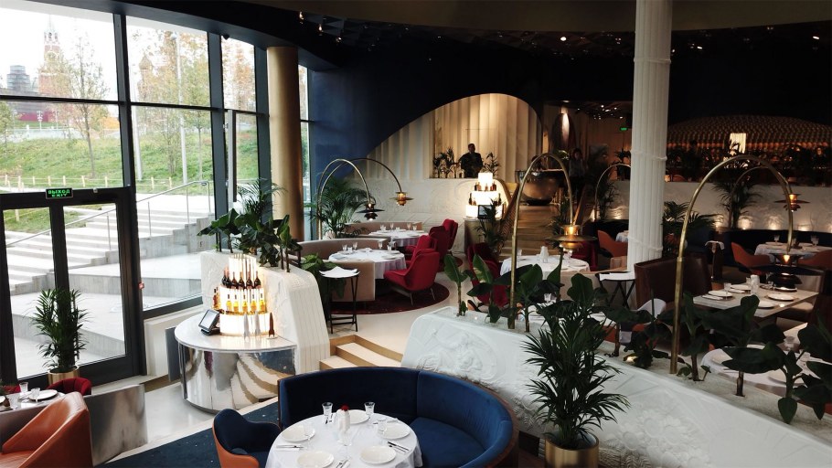 Парк Зарядье ресторан Восход