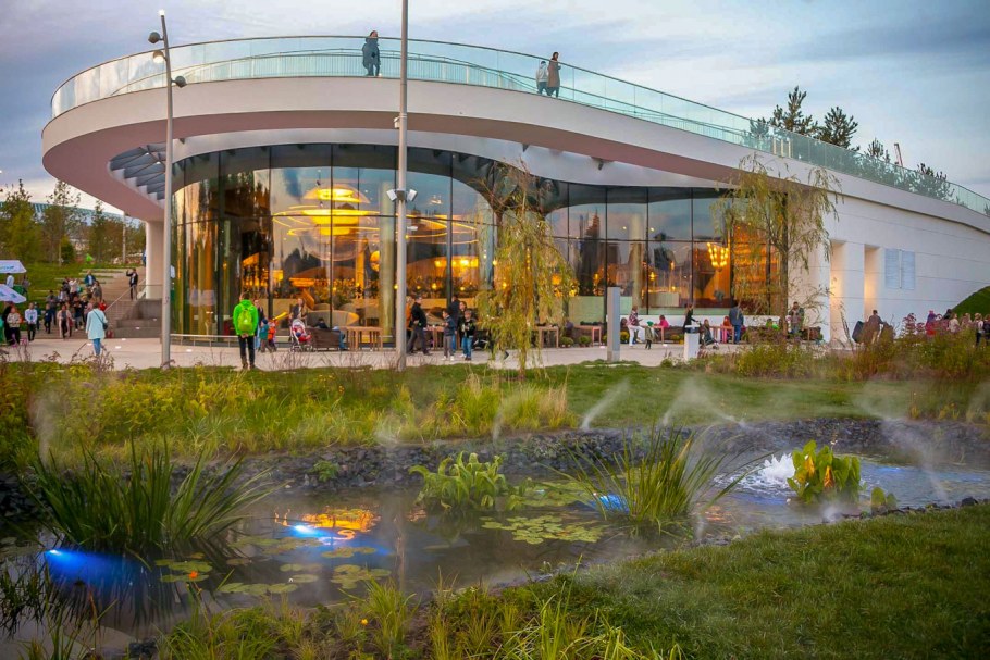 Парк Зарядье ресторан Восход