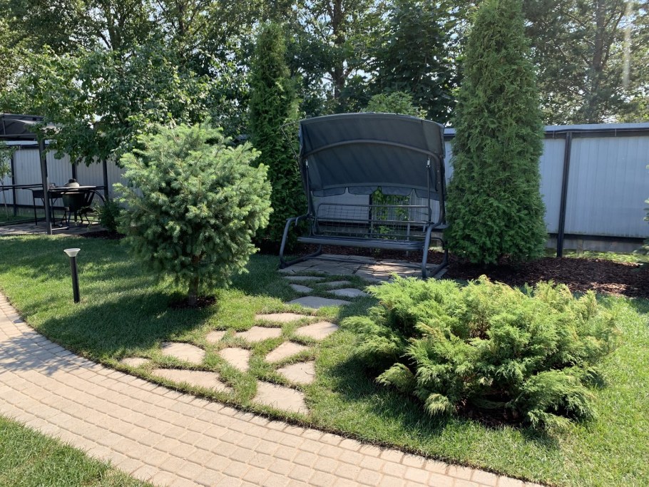 Ландшафт узкого и длинного участка