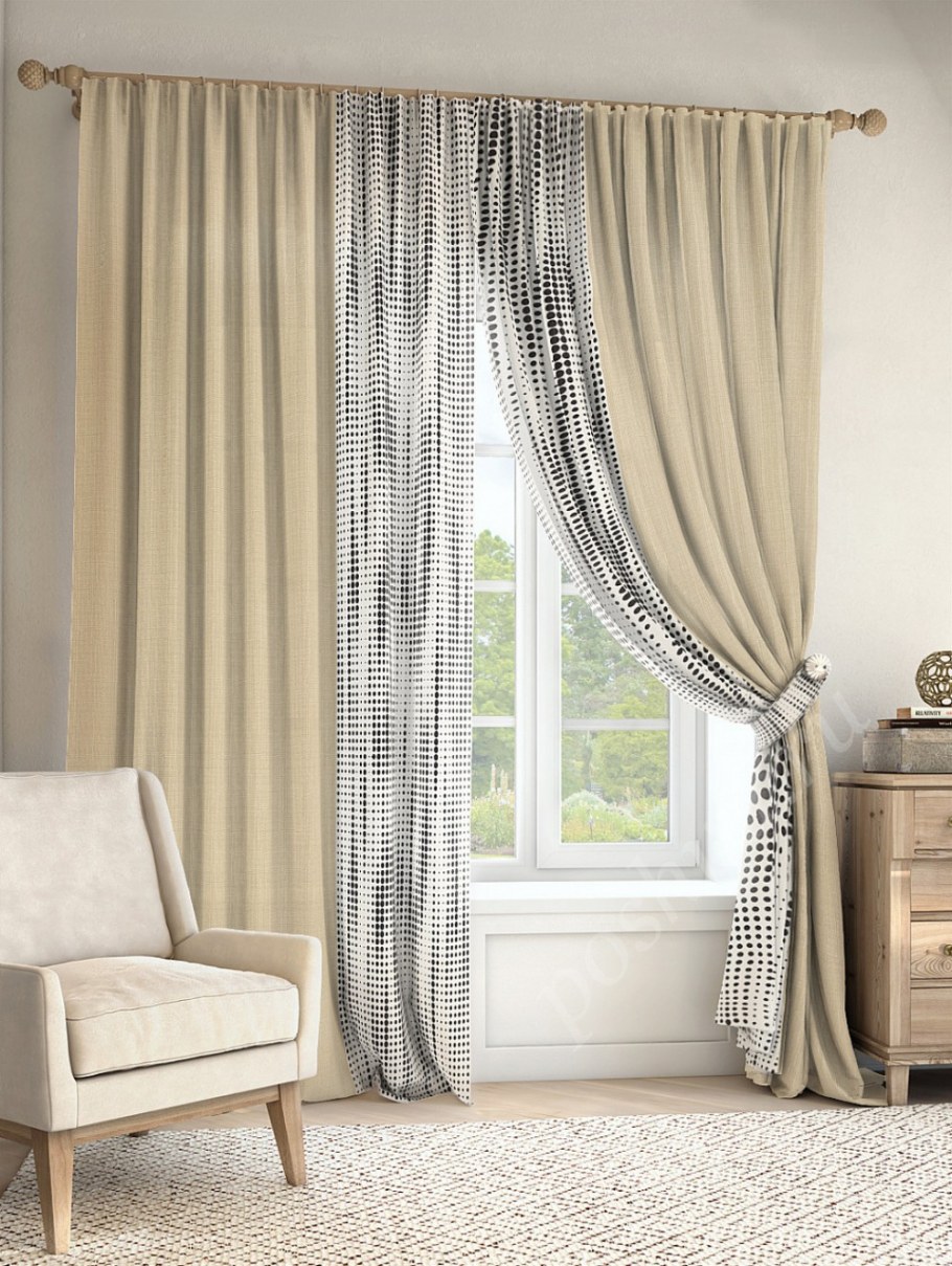 Комплект штор ТОМДОМ 957142