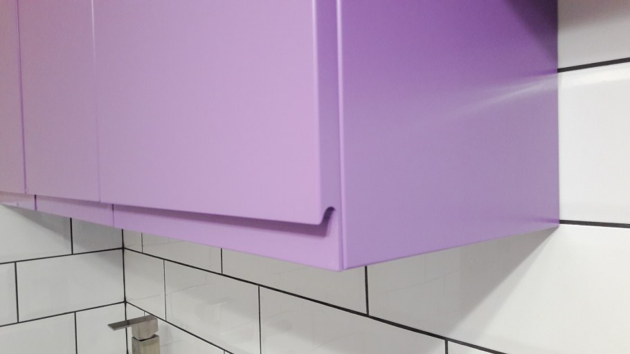 Фасад с интегрированной ручкой