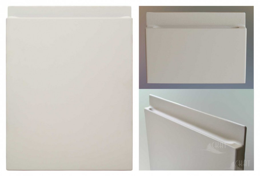 Скат фасады с интегрируемой ручкой