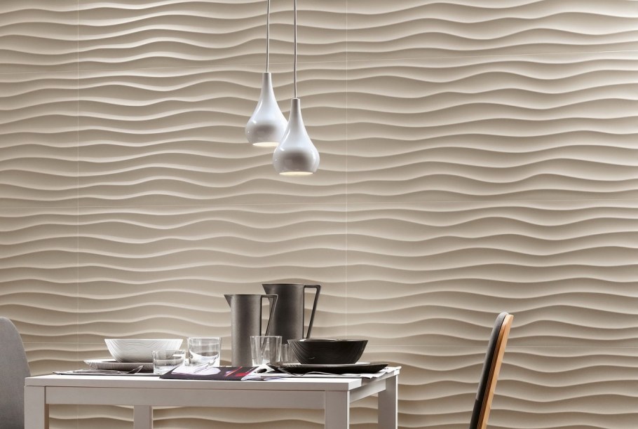 Atlas Concorde 3d Wall Dune White Matt 40x80