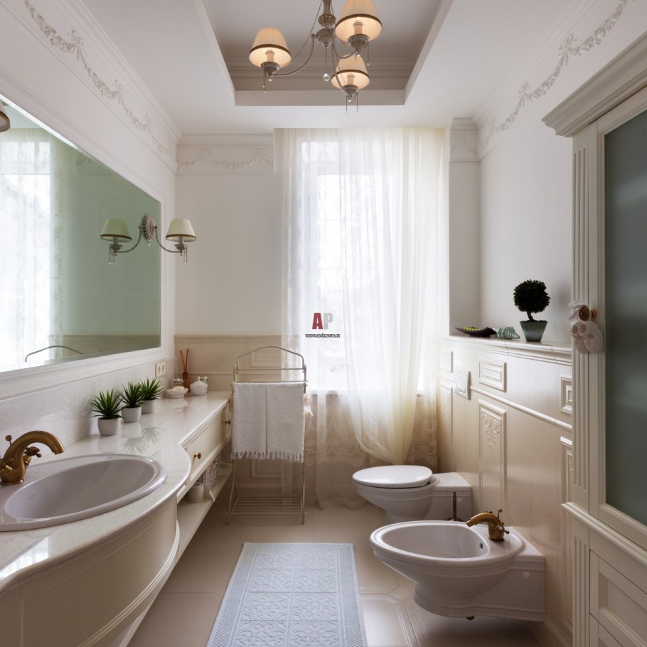 Ванная комната в неоклассическом стиле