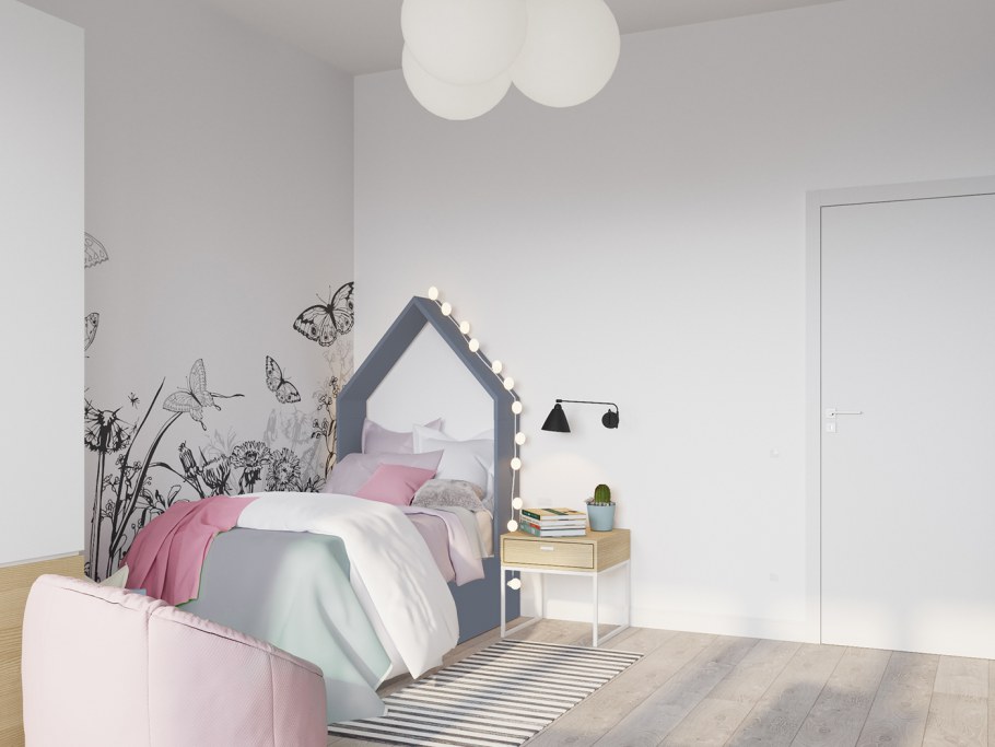 Детская в стиле Скандинавский Минимализм