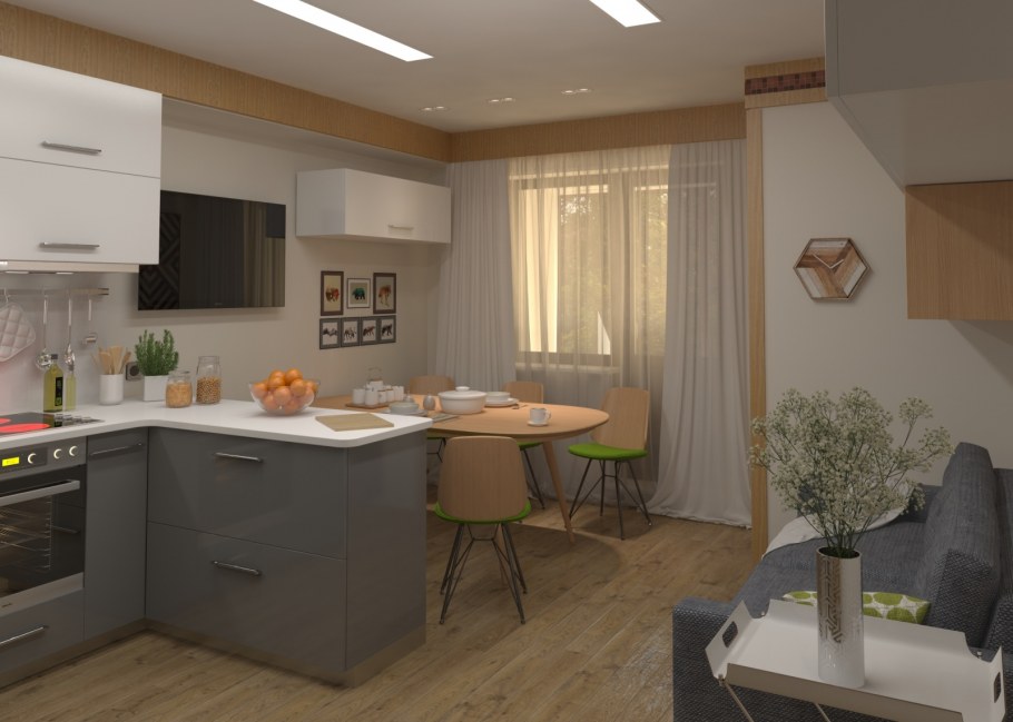 Планировка кухни 13 кв м