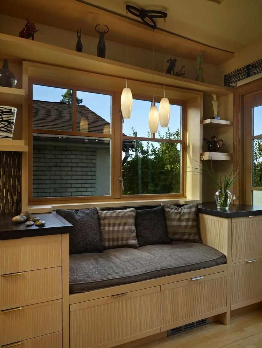 Диванчик на кухне в интерьере