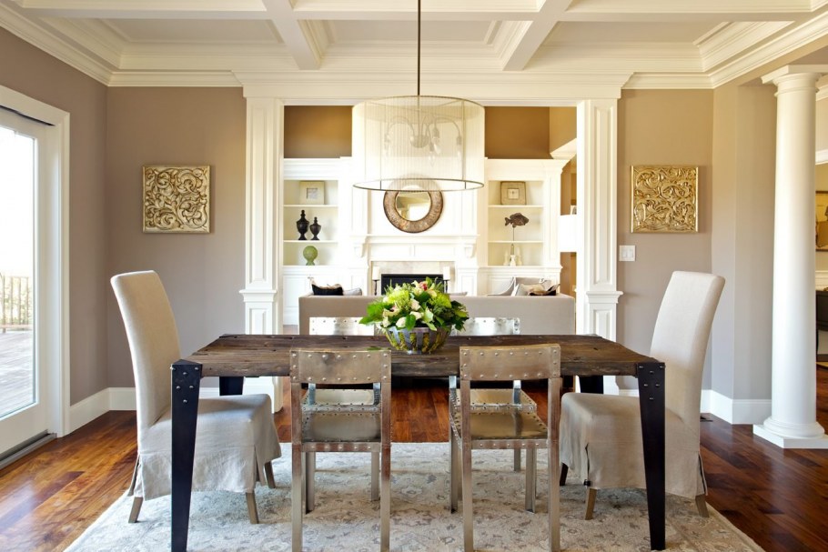 Пилястры в интерьере кухни