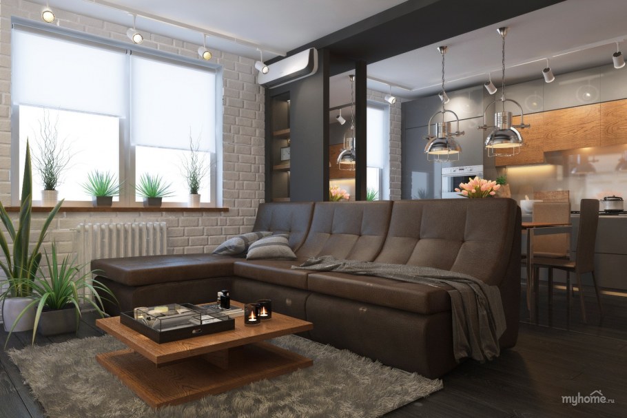 Лофт студия 20 кв м