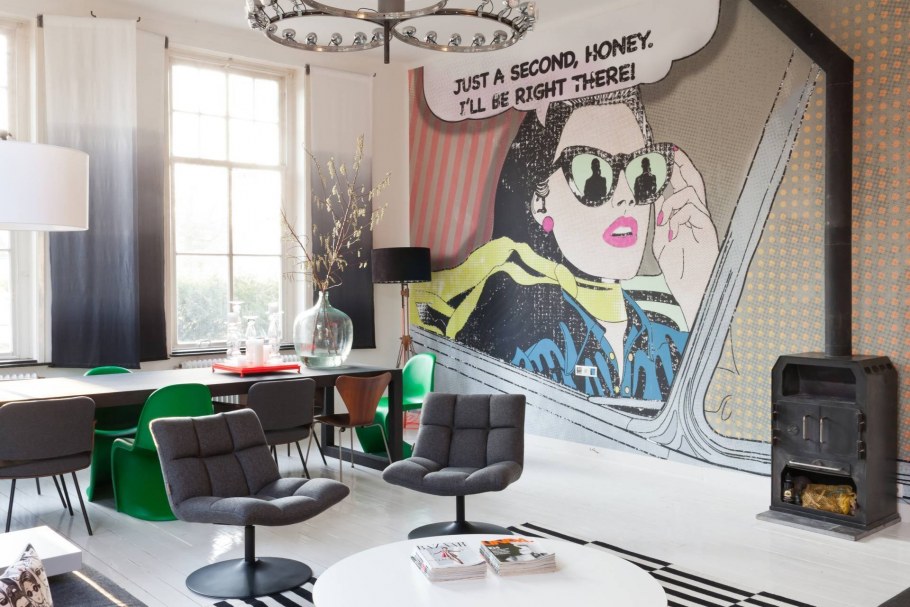 ОП арт стиль в интерьере