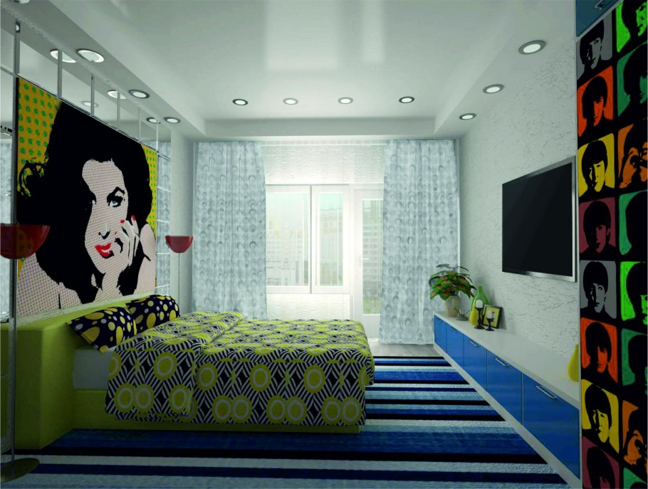 Поп-арт в интерьере