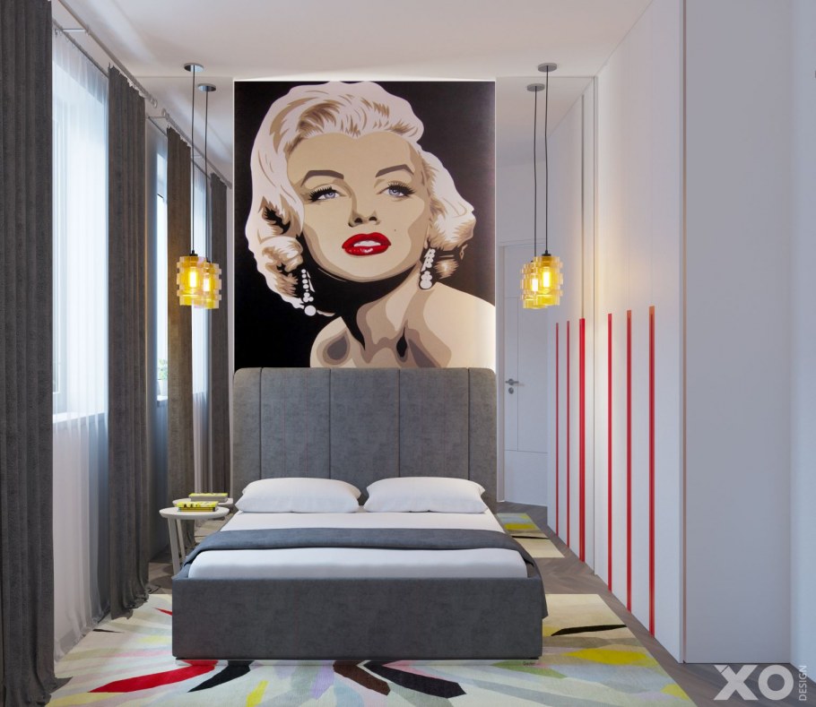 Спальня в стиле поп арт