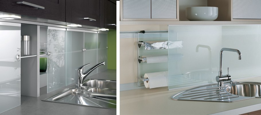 Сдвижной кухонный фартук