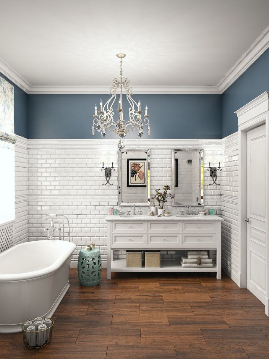 Санузел в американском стиле