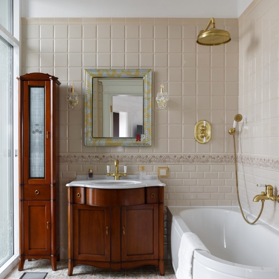 Ванная комната в американском стиле