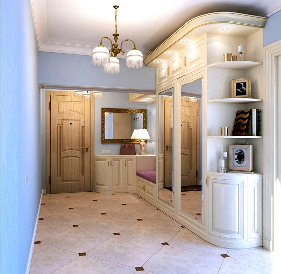 Прихожая в классическом стиле