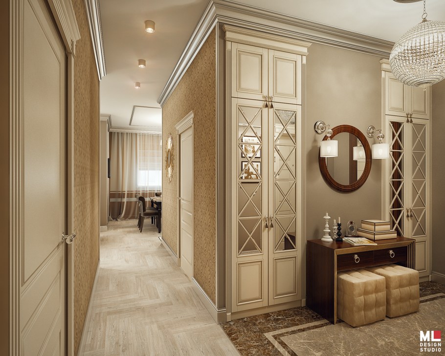 Шкаф купе арт деко