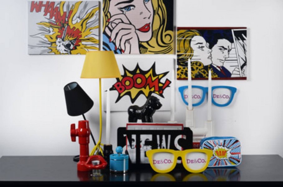 Стильный интерьер поп арт