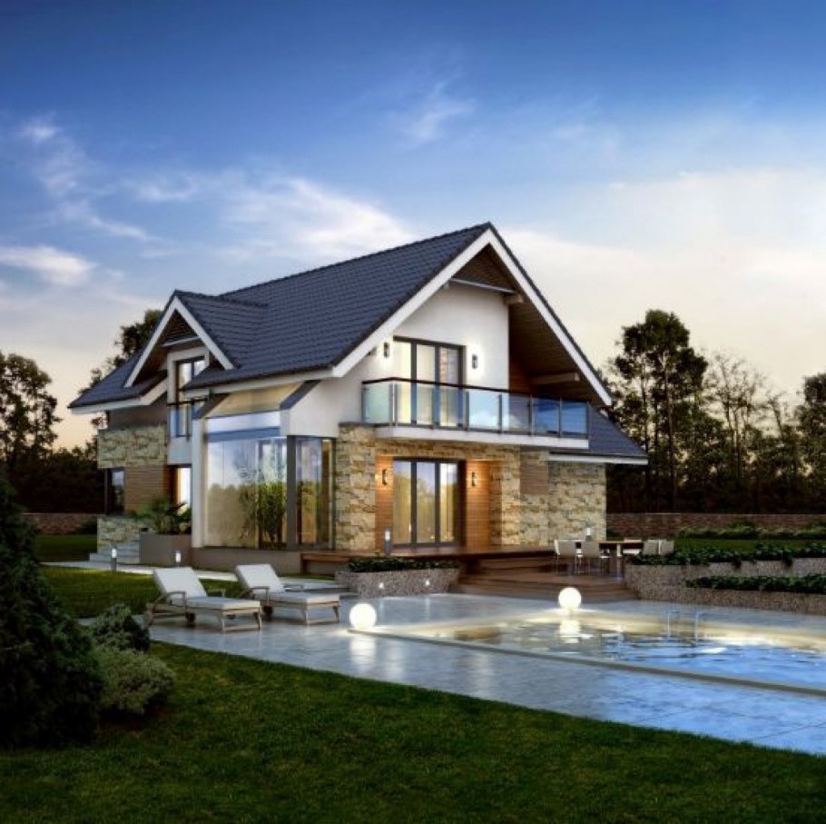 Красивый дом