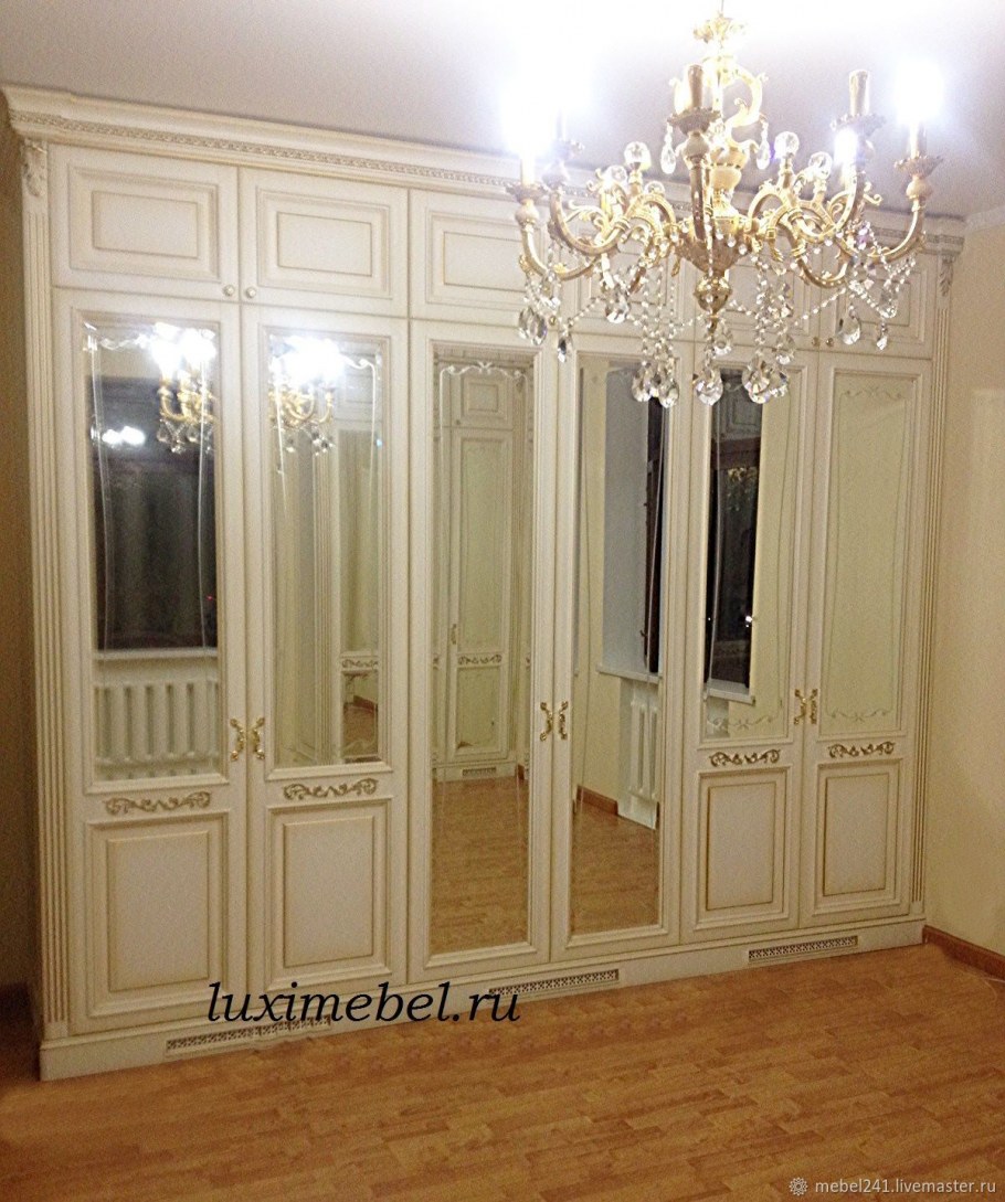 Шкаф прихожая "Неоклассика" цвет патина