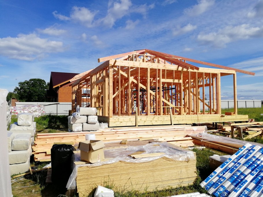 Каркасный дом этапы строительства