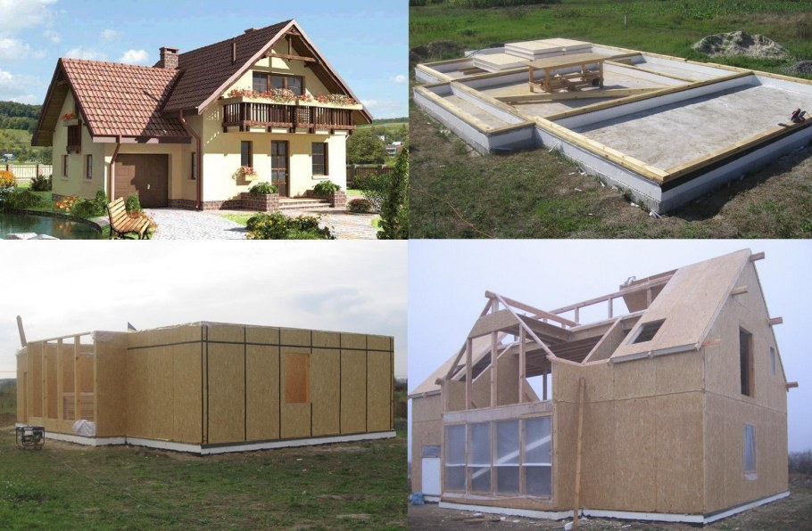 Фундамент канадский дом