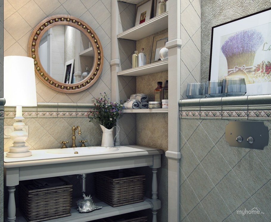 Окно в прованском стиле