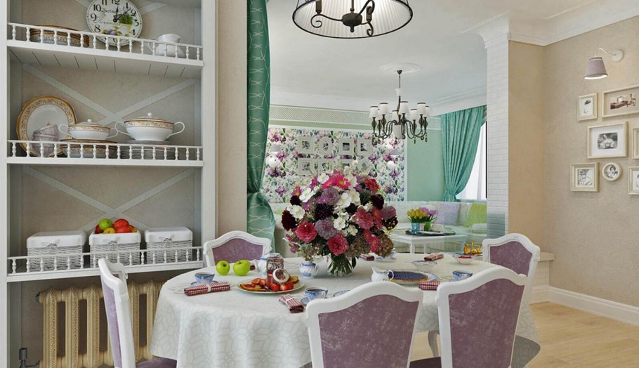 Вагонка в стиле Прованс